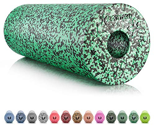 BODYMATE Rodillo Standard para Tejido fascial | Dureza Media | Longitud 45 cm diámetro 15 cm | con Libro electrónico Gratuito | Rodillo miofascial Profesional