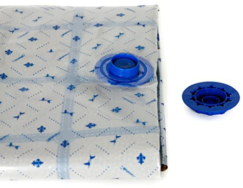 Set di 3 sacchetti sottovuoto coperte e piumoni, con pompa manuale, salvaspazio, buste sottovuoto vestiti, misura S 40x60cm per magliette, ideali per viaggio