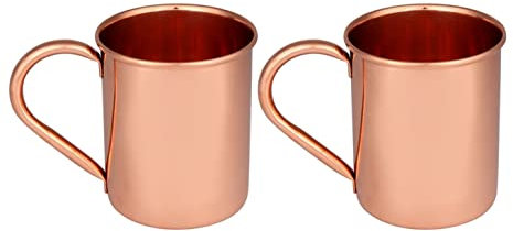 OSNICA Vaso de cobre martillado vaso de cobre 100% puro para agua, mejor que los vasos, más seguro que el plástico (diseño 5)