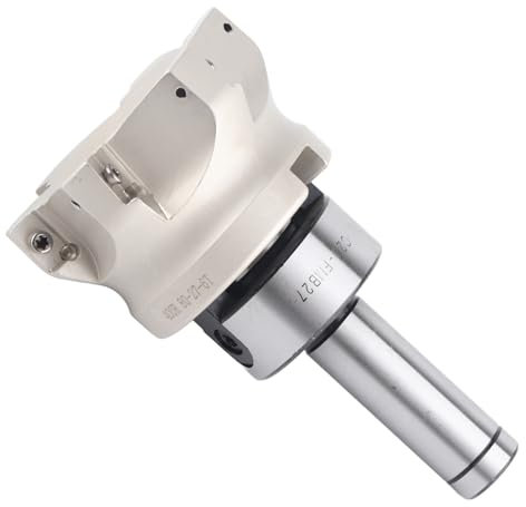 Vástago Fresas de Extremo de Cara Indexable Fresa de Eje Portabrocas de Pinza Con Insertos de Fresado Llave Para Metal Acero Inoxidable(6Pcs Milling Inserts)