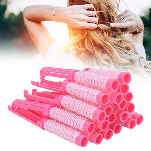 20pcs Hair Perm Rods, Fluffy Perming Rod, Hair Roller Curler, Household Salon Hairdressing Tool Kit(01)