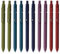 UIXJODO Gelstifte, 10 Stück kugelschreiber 0.5 mm schwarze Tinte, feine Spitze, glatte Schreibstifte, einziehbare Stifte für Tagebuch, Notizen, niedliches Büro, Schule, Geschenke (10 Stück Vintage)