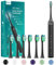 Elektrische Zahnbürste Schallzahnbürste - Eine Ladung für 180 Tage Zahnbürste Elektrisch, Shcall Electric Toothbrush Mit 6 Ersatzbürsten
