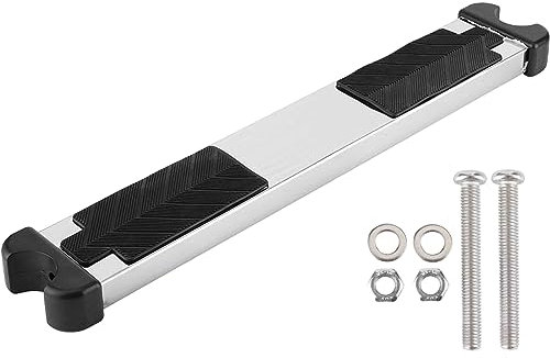 Échelle de rechange universelle en acier inoxydable épais avec 2 boulons en acier inoxydable pour piscines creusées et hors sol 7,6 x 5,5 x 2,5 cm