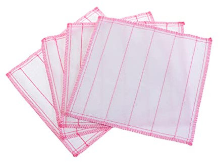 Lurrose 5 Piezas 5 Tazas de Colores para niños Trapo de Fregar Accesorios Lolita Trapos de Fregar paños de Cocina Toalla de Mano de Cocina paño de Cocina el Cuenco Estropajo