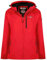 Canadian Peak Tacereak Lady - Veste Femme Softshell Capuche Impermeable - Manteau Polaire Blouson Coupe Vent Resistant Travail - Vetement Randonnee Ski Automne Hiver Printemps (Rouge XL)