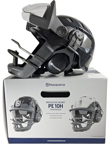Genuine OEM Protective Helmet Compatible with Husqvarna Construction PE10H (Grey) 536504601