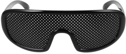 Beavorty Lightweight Portable Eyewear for Men and Women Decorative Pinhole Eyeglasses for Reading Watching Tv Eye Strain Relief Visual Care