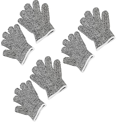 Tnfeeon Resistenti Al Taglio di Livello 5, Comfort Aderente per Mani Piccole con Lunghezza di 5, Pollici e Protezione Leggera da 3,2 Once, Ideali per attività di Giardinaggio, Intaglio del Legno e