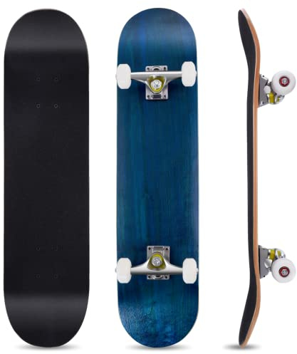 COSTWAY Skateboard, Mini Cruiser Completa, Longboard in Legno di Acero, Colori a Scelta, 79 x 20 cm
