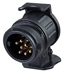 BEIJISTAR 13 to 7 Pin Trailer Adapter, 13 to 7 Pin Towing Adapter, 12V Waterproof Electric Adapter Plug Socket Converter Connector, for Caravan RV Boat Cars Truck