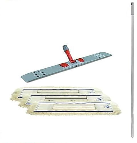 maxxi4you Set mit 3 Wischmopp Premium 80 cm Baumwolle