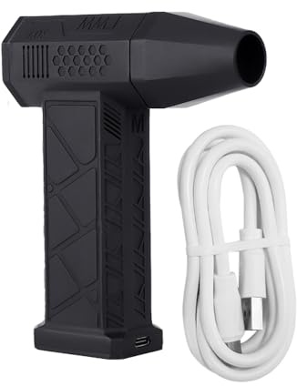 Ventilatore a getto con motore brushless portatile 130.000 giri/min Turbofan 200 W Soffiatore per polvere ad alta potenza Spolverino ad aria compressa Strumento per la pulizia della tastiera con