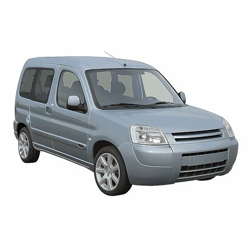 TINTCOM Film Solaire Auto Prédécoupé pour Citroen Berlingo 5 Portes 1997-2009 avec 2 Portes Coulissantes (35% Noir Fumé Moyen, A2-B) - Vitres Latérales Arrière & Lunette Arrière