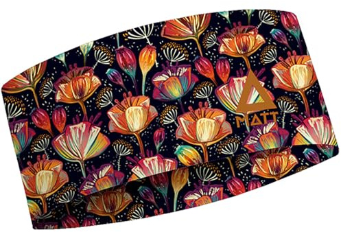 MATT Tulipa Coolmax All Seasons Sport-Stirnband, thermoregulierend, für Erwachsene, Einheitsgröße