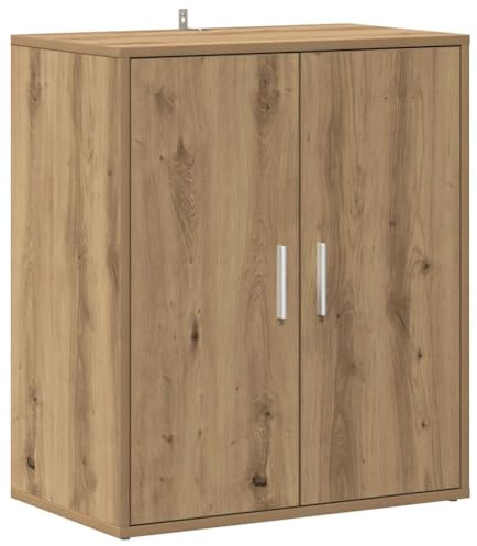 vidaXL Scarpiera Rovere Artigianale 60x35x70 cm in Legno Multistrato, mobile per scarpe, mensola per scarpe, porta scarpe, armadio per scarpe