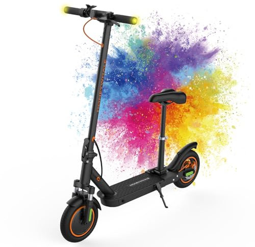 E Scooter,Elektro Elektroroller Erwachsene Elektroscooter,E Roller Offroad,Elektro Scooter Roller,(35 Km Reichweite,120 KG Tragkraft),M2MAX