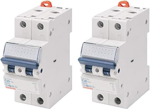 Gewiss - Interruttore Magnetotermico - Mt45-1P+N Curva C 16A - 2 Moduli (Confezione da 2)