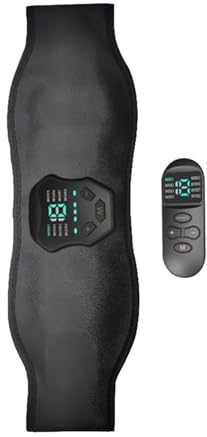 Mage Massageapparat För Att Ta Bort Fett Smart Fjärrkontroll Midjebälte | 19 Intensitetsinställningar Smart Abdominal Stimulator Bälte För Styrkning Viktminskning Cellulitreducering Gym Arbetsplat