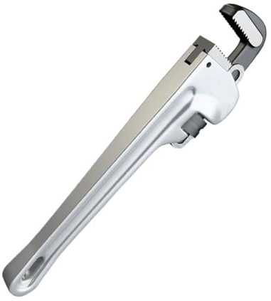 Skiftnyckel, liten rörtång, Rörtång 8/12/14/18 tums rörtång justerbar aluminium VVS-nyckel kraftiga raka rörtänger käft maxkapacitet(8 Inch)