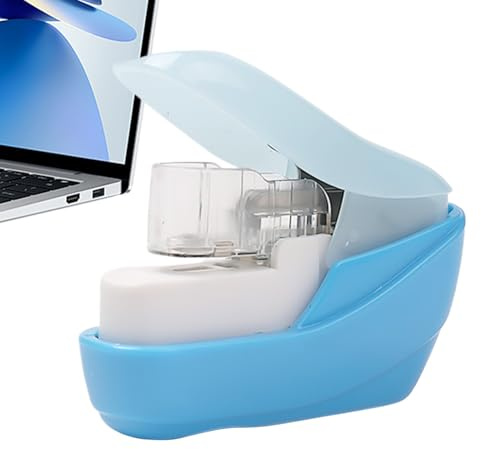 Stapleless Stapler - Staple Free Stapler, Compact Handheld Stapling Tool, Portable Stapleless Binding Tools for Children Home Business Arts Office School Classroom Desk Hospital Document