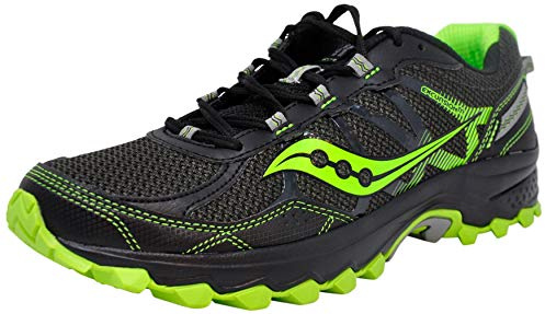 Saucony Men's Excursion Tr11 Black/Slime Running Shoe 8.5 M US