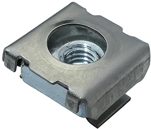 AERZETIX - 10 Dadi a gabbia - M3 L9.5mm - Lamiera 0.3 – 0.9 mm - C19230