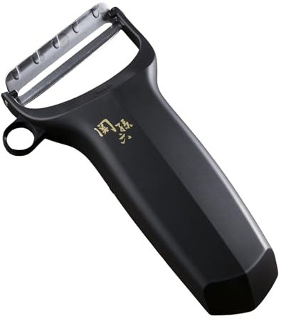 Kai Corporation DH3341 - Pelapatate compatto Sekimagoroku, prodotto in Giappone, nero