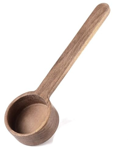 CISHNOU Wooden Scoops for Canisters, Coffee Scoop,Korean Style 6.61 inch Wooden Coffee Ground Spoon, Measuring for Ground Beans or tea, Soup Cooking Mixing Stirrer Kitchen Tools Utensils