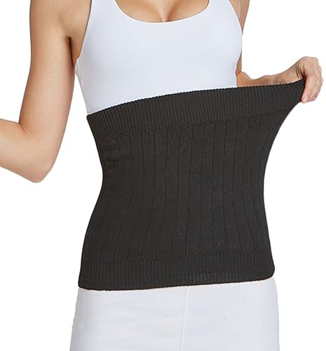 Unisex Dicke Kaschmir Nierenwärmer Damen Herren Winter Thermische Rückenwärmer Elastisch Taille Wärmer Wärmegürtel Rückenbereich Lendenwärmer Leibwärmer zur Rückenpartie Schmerzlinderung