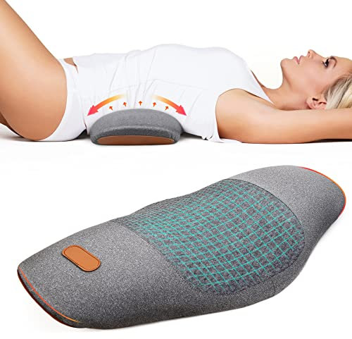 Cozyhealth Lumbar Support Pillow for Sleeping Memory Foam Back Lumbar Support Cushion for Lower Back Pain Relief, Back Support Bed Pillow Waist Support Back Sleepers (Dark Gray)