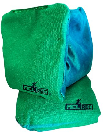 Wicked Wood Sacs à cornhole double face 1 x 4 | Certifié officiellement ACL Rec | Remplissage en granulés de qualité supérieure pour des lancers précis | Pour joueurs de loisirs et de compétition
