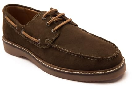 Thomas Crick Men's 'Triggs' Suede Leather Casual Boat Shoes