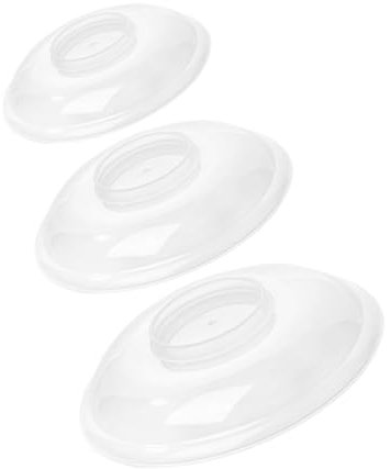 Mobestech 3pcs Microwave Heating Lid Microwave Dish Cover Microwave Plate Covers for Heating Food Microwave Lid Cover for Food Cover for Microwave Splatter Transparent re-usable