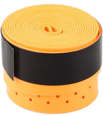 Bande de poignée raquette, Absorbant et Résistant à l'usure, Grip tennis badminton squash, Longueur 112 cm en PVC, for Sportifs débutants et professionnels sur courts intérieurs et extérieurs