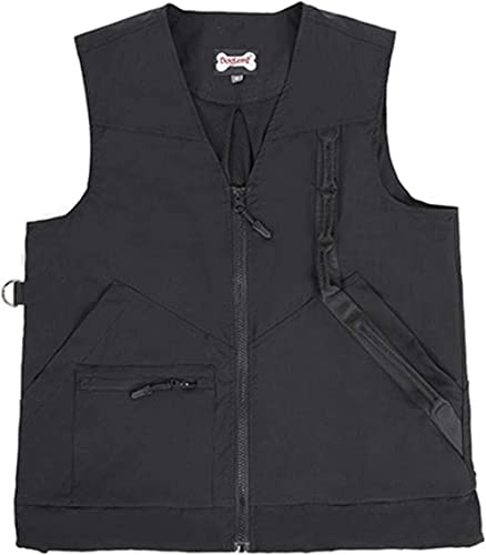 Gilet de dressage de chien, tissu de protection imperméable avec plusieurs poches, pour homme/femme
