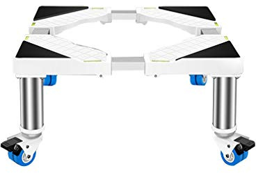 AYCDL Multifunctional Trolley/Wheels Moveable Domestic Appliances Base Washer Pedestals & Frames Adjustable L/W 45-65cm Fridge Base Rack Prevent Scratch Dent 4Wheels,4wheels-25cm