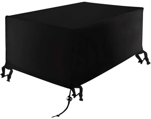 Xiliy Housse de Protection étanche pour Meubles de Jardin Patio Table Meubles Couverture pour Meuble de Jardin Rectangulaire 213 x 132 x 74 cm