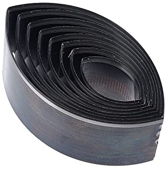 SUPERDANT 8 pz/Set Forma Fusibile Acciaio al Carbonio Fustellatrice per Pelle Scava Punzonatura Strumento con Scatola di Taglio Stampo Punzonatura Die Set