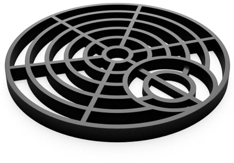 QUERGO Round Drain Covers Outdoor 150mm (6”) Outdoor Drain Cover