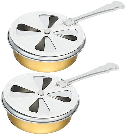 Holibanna 2 Juegos Soporte De Combustible para Buffet Soporte De Pila De Combustible Horno De Estufa Pequeño Quemador De Camping Quemador Portátil Envase Acero Inoxidable Quemando Madera