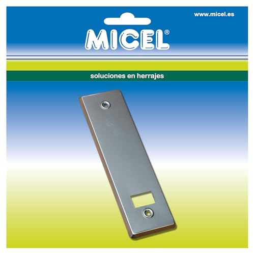 MICEL - 91760 - Embellecedor y Protector para Recogedor de Persiana, Espesor de 1 mm, en Aluminio, 223 x 63 x 6 mm