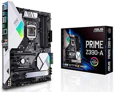 ASUS Prime Z390-A Motherboard LGA1151 (Intel 8th And 9th Gen) ATX DDR4 DP HDMI M.2 USB 3.1 Gen2 Gigabit LAN