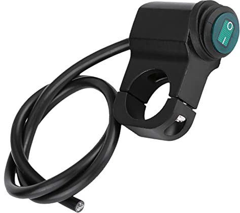 Interruttore Manubrio Impermeabile 22mm, Per Moto, Scooter E Bicicletta, ON/OFF Universale, Installazione Semplice