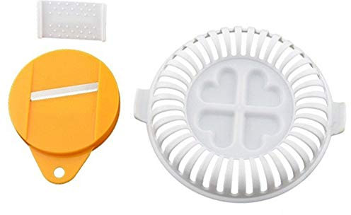 YUIP Mikrowelle Oven Baked Kartoffelchips Maker,Küche Mikrowelle Apple Kartoffel Gemüse Crisp Chip Slicer Maker,Küche Werkzeug