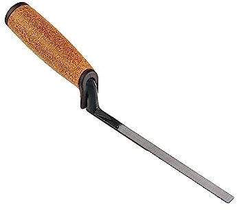 Fer à joint super professionnel 6 mm, truelle faite à la main à partir d'une lame conique forgée avec poignée en liège