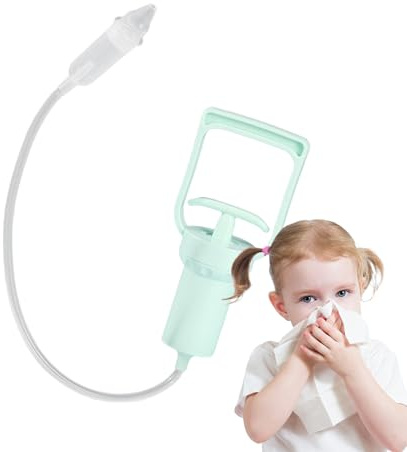 Aspirador de nariz bebé, limpiador de nariz para el bebé - Aspirador nasal portátil con extractor de manos | de congestión, limpiador de mocos de vacío reutilizable, potente bomba manual para niños