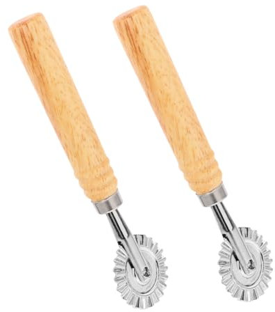 Ciieeo Stampi per Biscotti in Zinco Set da 2 Pezzi Tagliapasta per Dolci e Pizza Utensili per Preparazioni