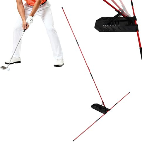 Pro Golf Alignment Sticks Holder, Golf Swing Plane & Path Training Aid Posture Alignment Trainer Equipment for Beginners Enthusiasts & Golfers Practice of All Ages