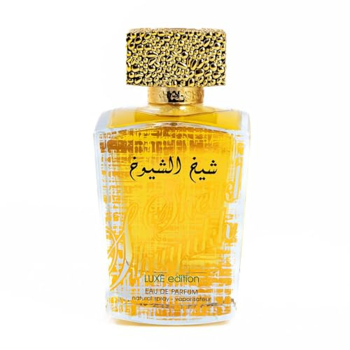 Lattafa Sheikh Al Shuyukh Luxe Edition Desodorante Corporal Unisex 100 ml (Aerosol, Madera ámbar)